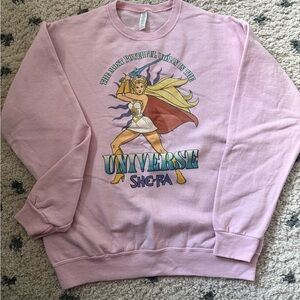 Pink She-Ra Graphic Sweatshirt - Medium